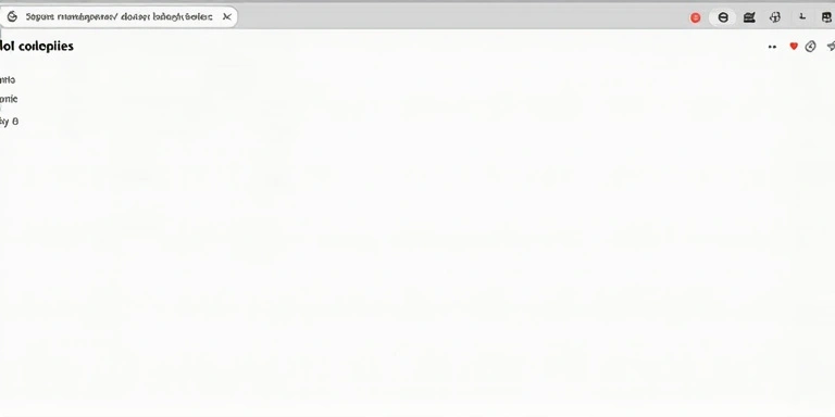 Browser settings for managing cookies