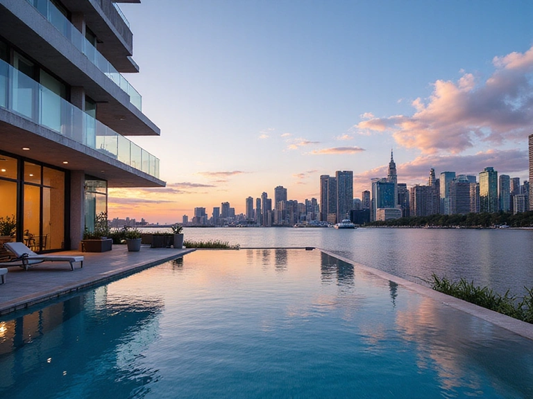 Luxury waterfront condominium